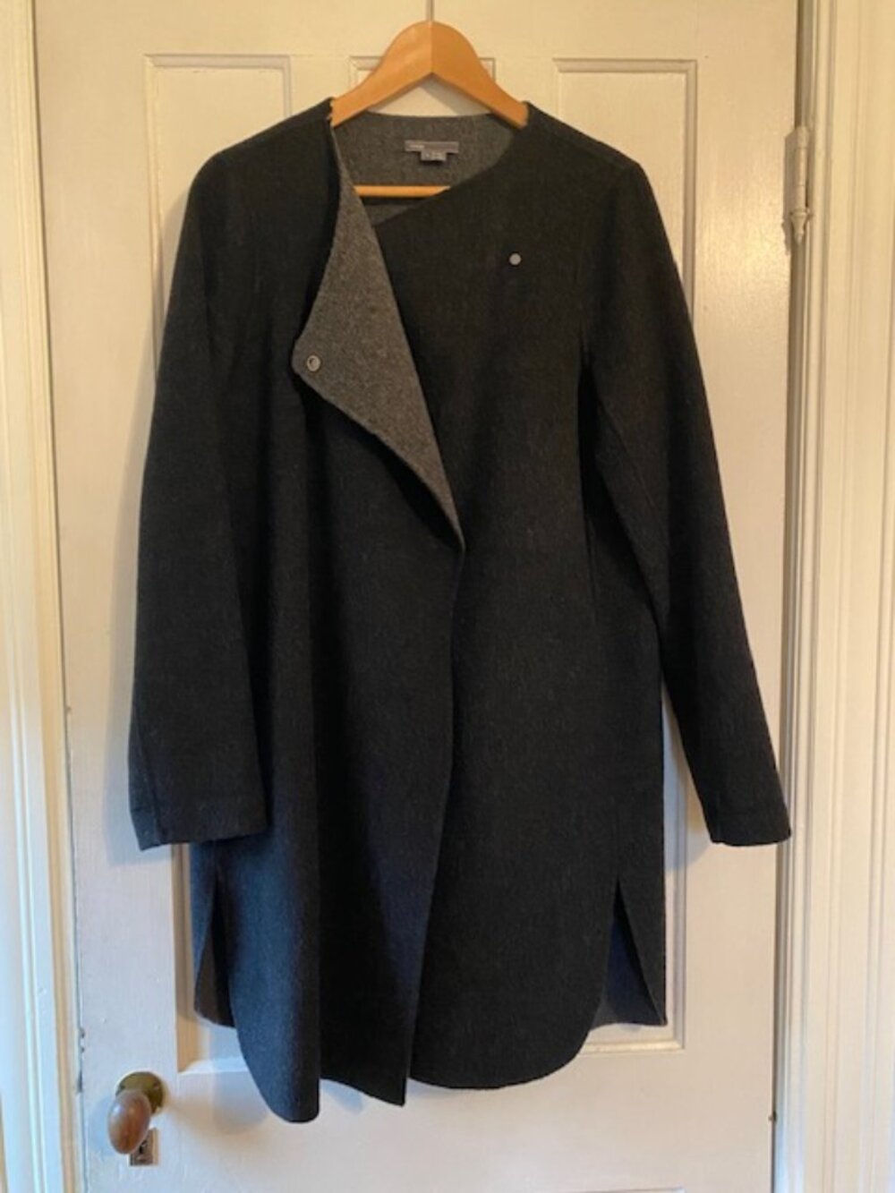 Vince Wool Cartigan Coat - Large
